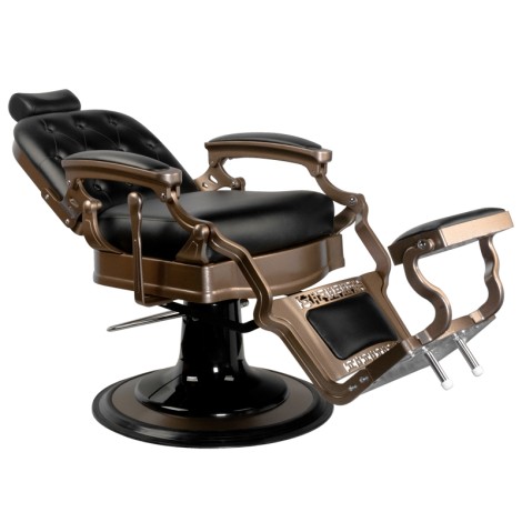 Fauteuil de barbier Old Ernesto Noir Gabbiano