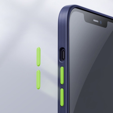 Beskyttelsesveske til iPhone 12 Mini Color Series Svart