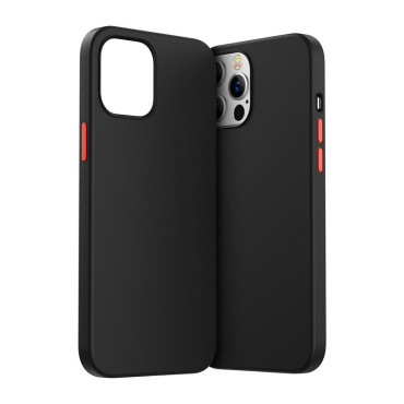 Zaščitni primer za iPhone 12 Pro Max Color Series Black
