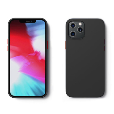 Funda protectora para iPhone 12 Pro Max Color Series Black