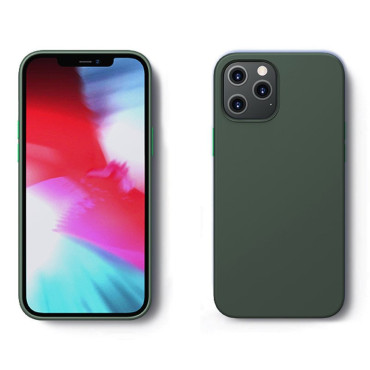 Beschermhoes voor iPhone 12 Pro Max Color Series Green
