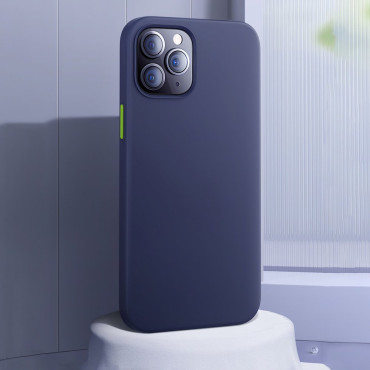 Beschermhoes voor iPhone 12 Pro Max Color Series Green