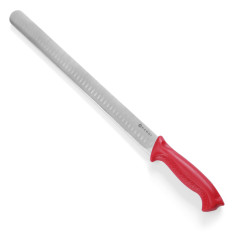 Faca de presunto e salmão HACCP para carne crua 490mm - vermelho - HENDI 842928