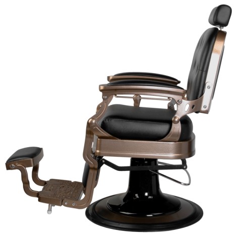 Old Ernesto Sort Barber Stol Gabbiano — fra siden