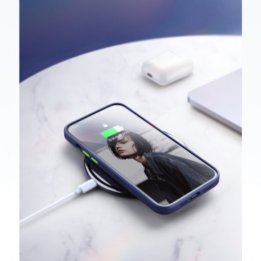 Beschermhoes voor iPhone 12 Pro Max Color Series Green