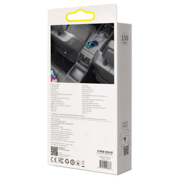 Carregador de carro 3x USB + USB-C 120W PPS QC PD Cinza