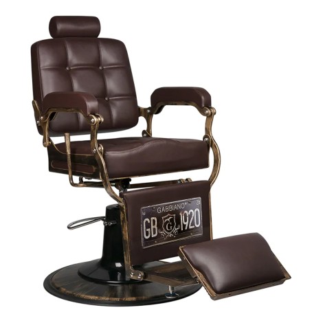 Gabbiano Friseurstuhl Boss Braun