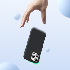 Gumi rugalmas szilikon tok iPhone 13 Pro max fekete