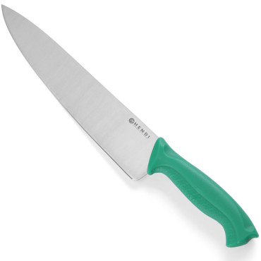 Faca de cozimento para vegetais e frutas HACCP 385mm - verde - Hendi 842713