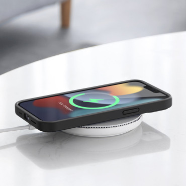 Gummi elastisk silikone etui dæk iphone 13 mini sort