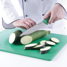 Faca de cozimento para vegetais e frutas HACCP 385mm - verde - Hendi 842713