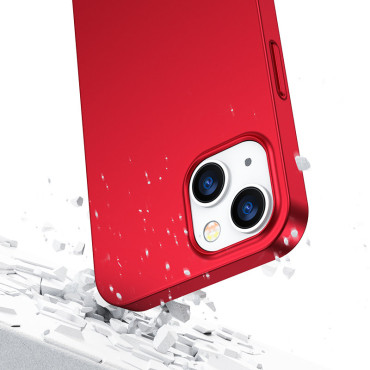 Case Cover for iPhone 13 Casing på baksiden og foran + Rød Herdet Glass