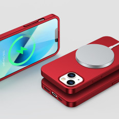 Case Cover for iPhone 13 Casing på baksiden og foran + Rød Herdet Glass