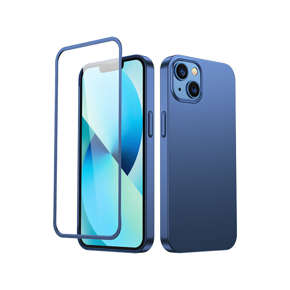 Κάλυψη θήκης για το iPhone 13 περίβλημα στο πίσω μέρος και το μπροστινό μέρος + σκληρυμένο γυαλί
