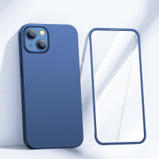 Poklopac kućišta za iPhone 13 kućište na leđima i prednje + očvrslog stakla