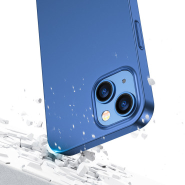 Couverture de cas pour iPhone 13 boîtier sur le dos et le verre trempé avant +