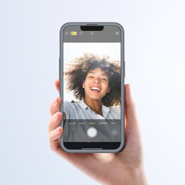 Fallskydd för iPhone 13 hölje på baksidan och fronten + glas härdat