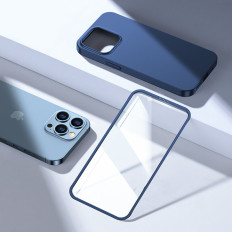 Case Cover voor iPhone 13 PRO-behuizing op de achterkant en voor + gehard glas