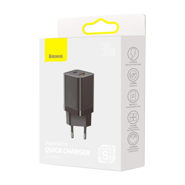 Hitro USB USB-C 30W PD QC Omrežni polnilnik