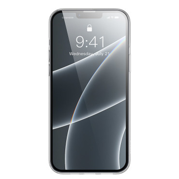 Transparentný gél iPhone 13 Pro Max Jednoduché série CAS