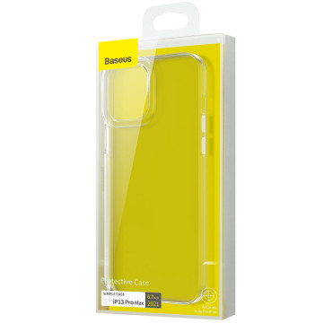 Transparentný gél iPhone 13 Pro Max Jednoduché série CAS