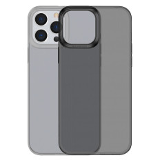 Transparent Gel iPhone 13 Pro Simple Series Case Black