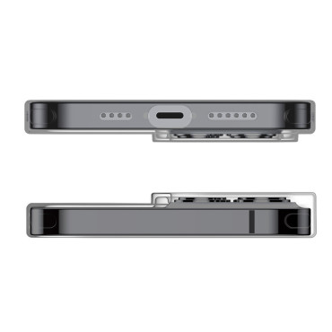Transparent Gel iPhone 13 Pro Simple Series Case Black