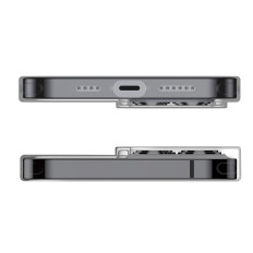Transparent Gel iPhone 13 Pro Simple Series Case Black