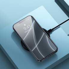 Transparentes Gel iPhone 13 Pro Simple Series Case Black