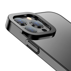 Transparentný kryt iPhone 13 Pro Max Glitter Case Black
