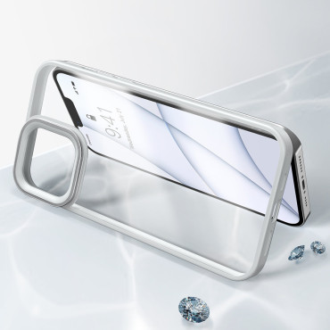 Páncélos ellenálló tok iPhone 13 Pro max gél szürke gélrel