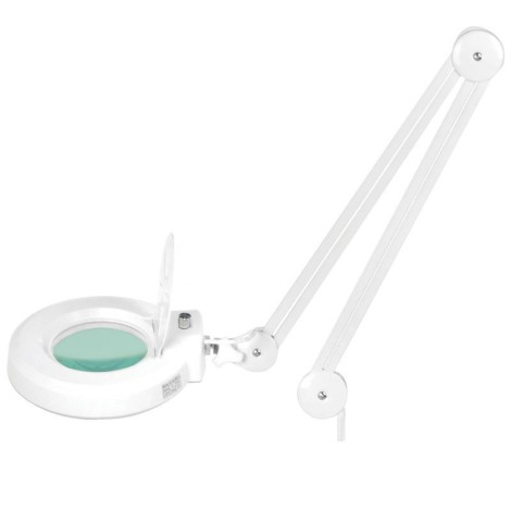 Lâmpada lupa LED S5 com tripé LED e intensidade de luz regulável