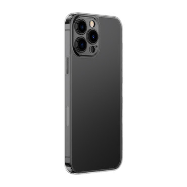 Case Cover for iPhone 13 Pro Rigid Housing with Gel Gel Frame Black