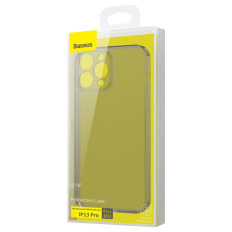 Case Cover for iPhone 13 Pro Rigid Housing with Gel Gel Frame Black