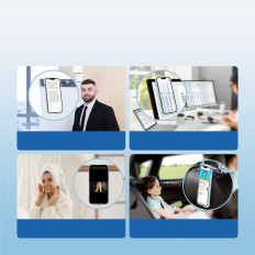 Κάλυψη θήκης για το iPhone 13 Pro θωρακισμένο περίβλημα με γάντζους διαφανή