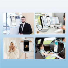 Magnetski slučaj za iPhone 13 Pro oklopni pokrov s kukama slučaj transparentan