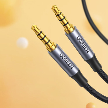 AUX Mini Jack Audiokabel 3.5mm Männlich 3m schwarz