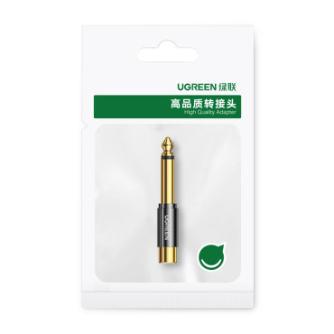 Adaptér Adaptér Jack 6.35 mm Muž na RCA Golden RCA