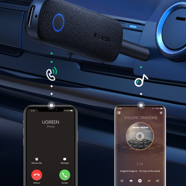 Bluetooth Mini Jack vysielač 3.5mm Čierna