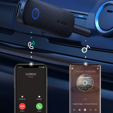 Bluetooth Mini Jack vysielač 3.5mm Čierna