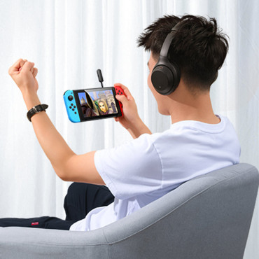 Bluetooth Mini Jack Oddajnik 3.5mm Črna