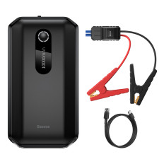 Powerbank 10000mAh + returneringsenhed Bør Booster 12V 1000A Sort