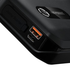 Powerbank 10000mAh + Returer Device Car Booster 12V 1000A Svart
