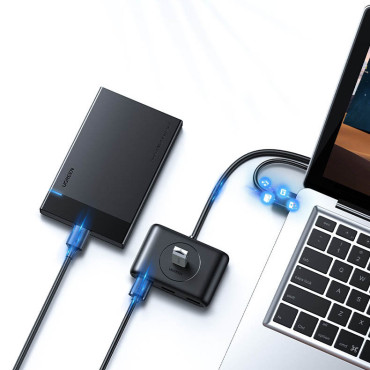 Multifunktionale Hub-USB-Port-Splitter - 4x USB 3.0 1M weiß