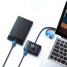 Multifunktionale Hub-USB-Port-Splitter - 4x USB 3.0 1M weiß