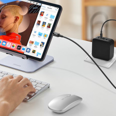 Kabel USB-C 5A CABEL SNELLOPEN PD QC 1M WIT