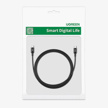 Kabel USB-C 5A CABEL SNELLOPEN PD QC 1M WIT