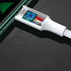 Cable USB-C 5A cable Fast loading PD QC 2M white
