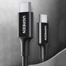 Kábel USB-C 5A Kábel Gyors betöltése PD QC 2M fehér