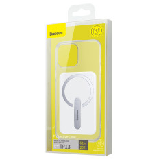 Magnetisk veskehus med stativ for iPhone 13 6.1 '' 2021 Transparent